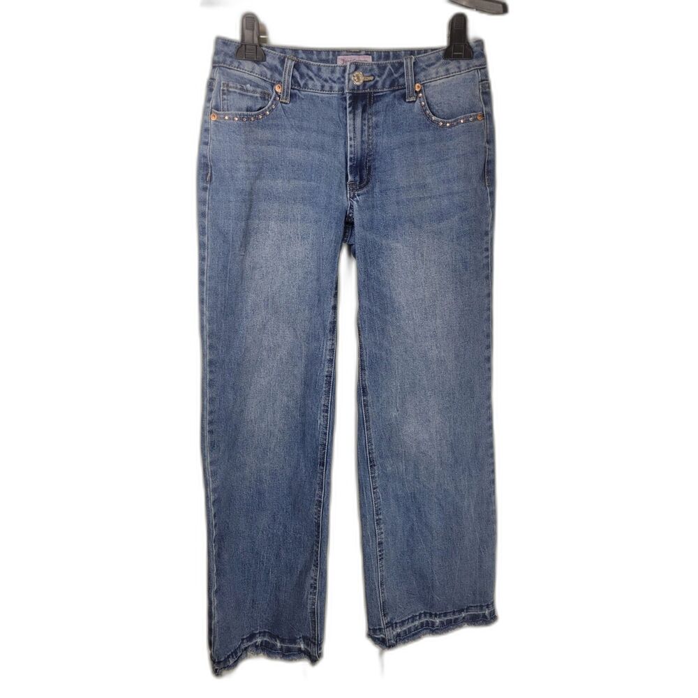 Juicy Couture Juicy Bedazzled Jeans Raw Hem